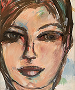 Kopf - Sigrid Palmer Malerei Kunst Künstlerin painting art artist Frankfurt