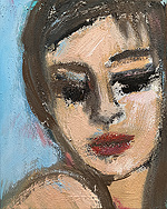 Kopf - Sigrid Palmer Malerei Kunst Künstlerin painting art artist Frankfurt