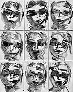 Sonnenbrille - Sigrid Palmer Malerei Kunst Künstlerin painting art artist Frankfurt